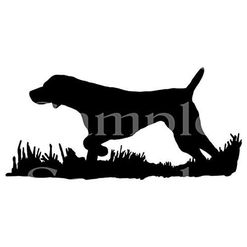 Art of Eric Gunty 1/2 Sheet - Bird Hunting Dog Birthday - D24150 - 2D Edible Cake/Cupcake Party Topper - D24150