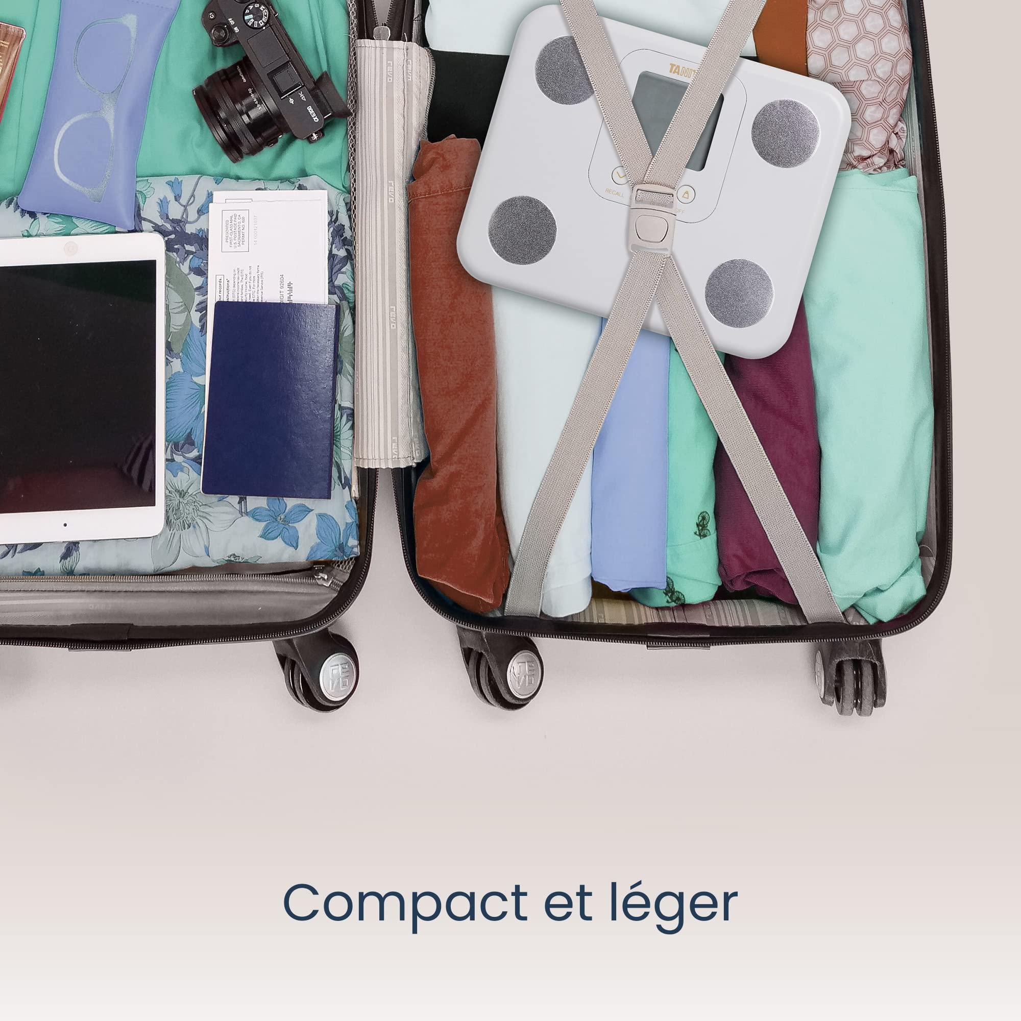 TANITA TANITA BC-730 Lightweight Compact Body Composition Monitor Internal Scanning Easy Read Display 9 Measurements White