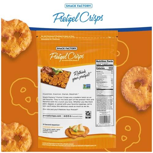 Snack Factory Snack Factory Pretzel Crisps, Cheddar Cheese, 7.2 Oz