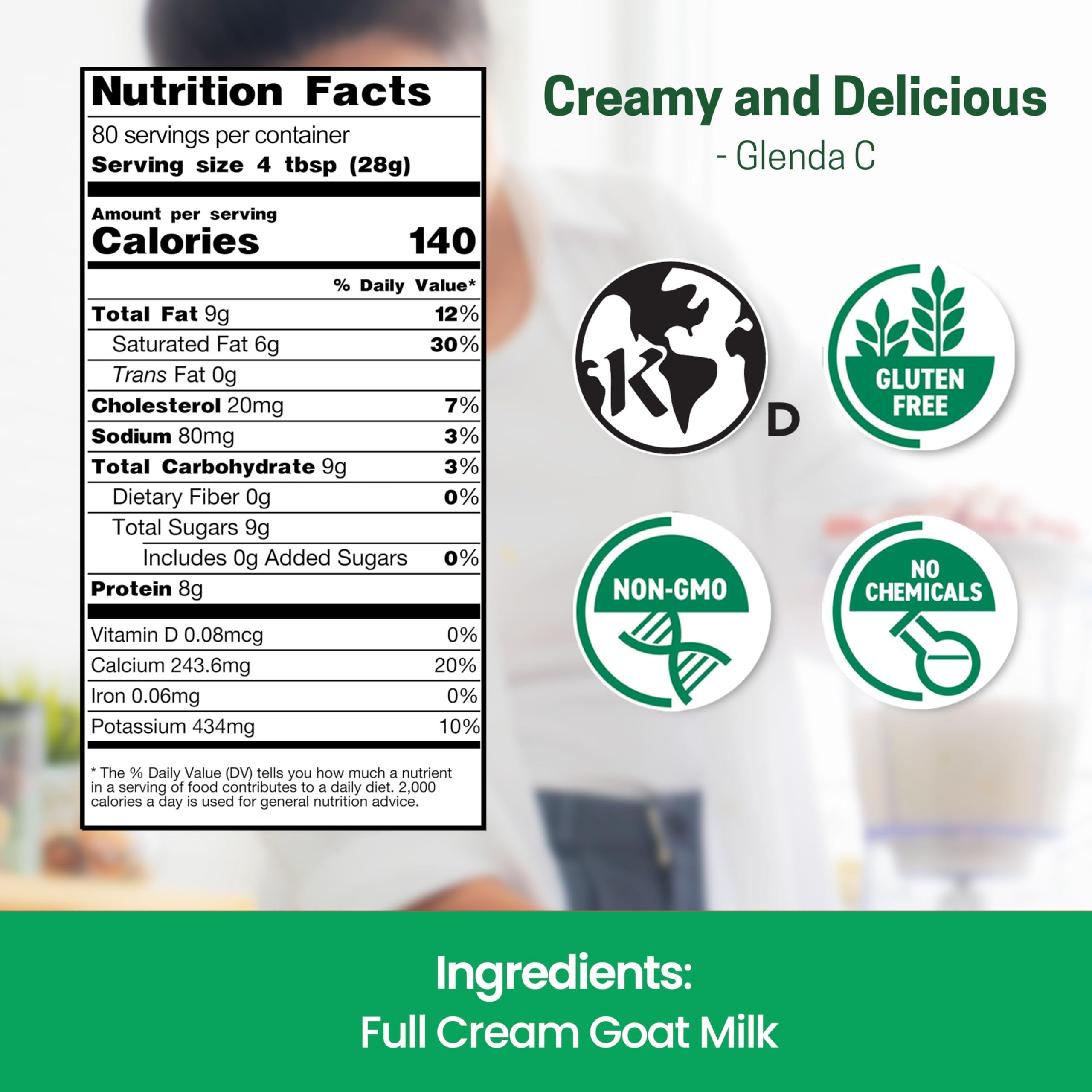 Z Natural Foods Z Natural Foods Goat Milk Powder - Pure Netherlands Full Cream Milk, Powdered Goat Milk, Highly Nutritious, Easy Digestion - Whole Goats Milk for Adults for Smoothies, Cooking, Baking, 5 lbs