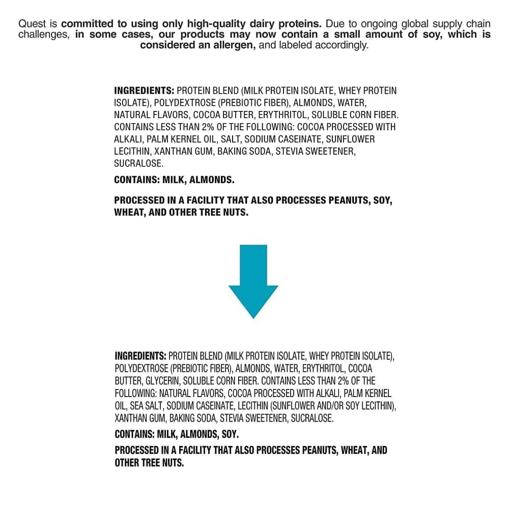 Quest Nutrition Quest Nutrition Mini Cookies & Cream Protein Bars, High Protein, Low Carb, Keto Friendly, 14 Count & Tortilla Style Protein Chips, Low Carb, Nacho Cheese 1.1 Ounce