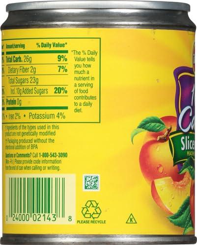 Del Monte Del Monte 100 Calorie Sliced Peaches, 8.25 oz