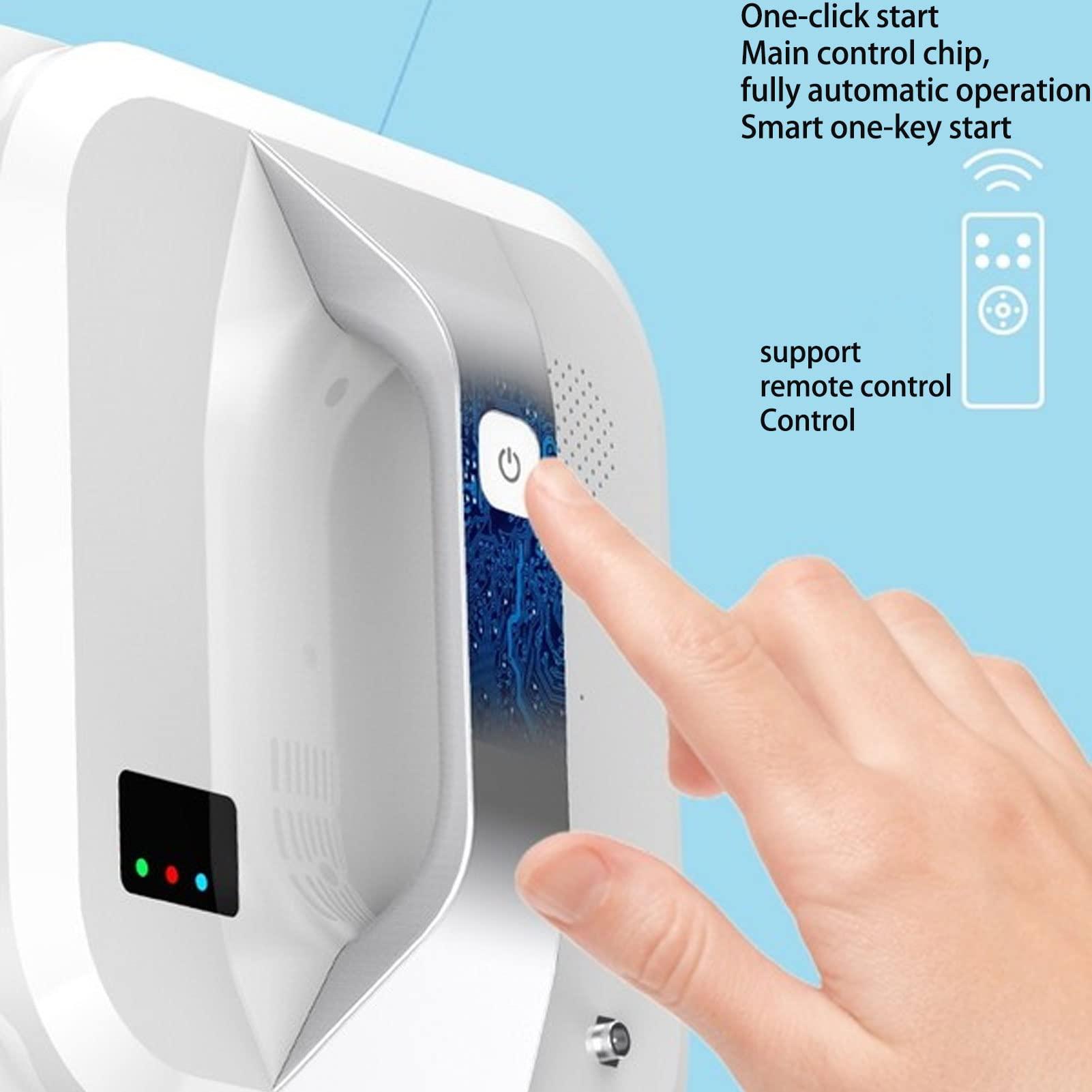 DWLOMHE DWLOMHE Double-Sided Magnetic Glass Wiper Cleaner, Glass Washing Cleaning Tool Brush, Double-Side Magnetic Glass Wiper, Robot Remote Control Automatic Glass Cleaning Artifact