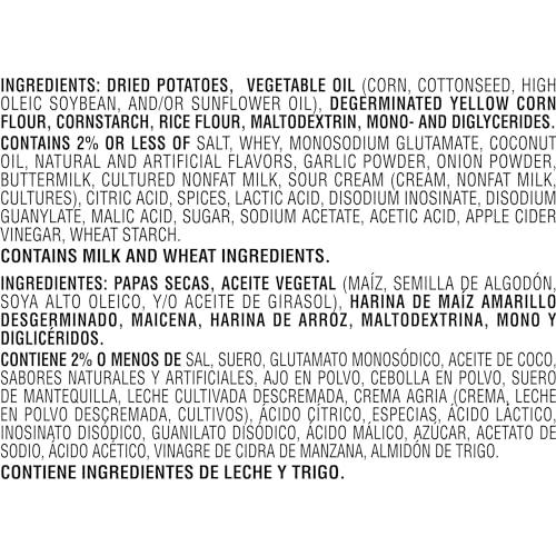 Pringles Pringles Potato Crisps Chips, Lunch Snacks, On-The-Go Snacks, Ranch, 5.5oz Can (1 Can)