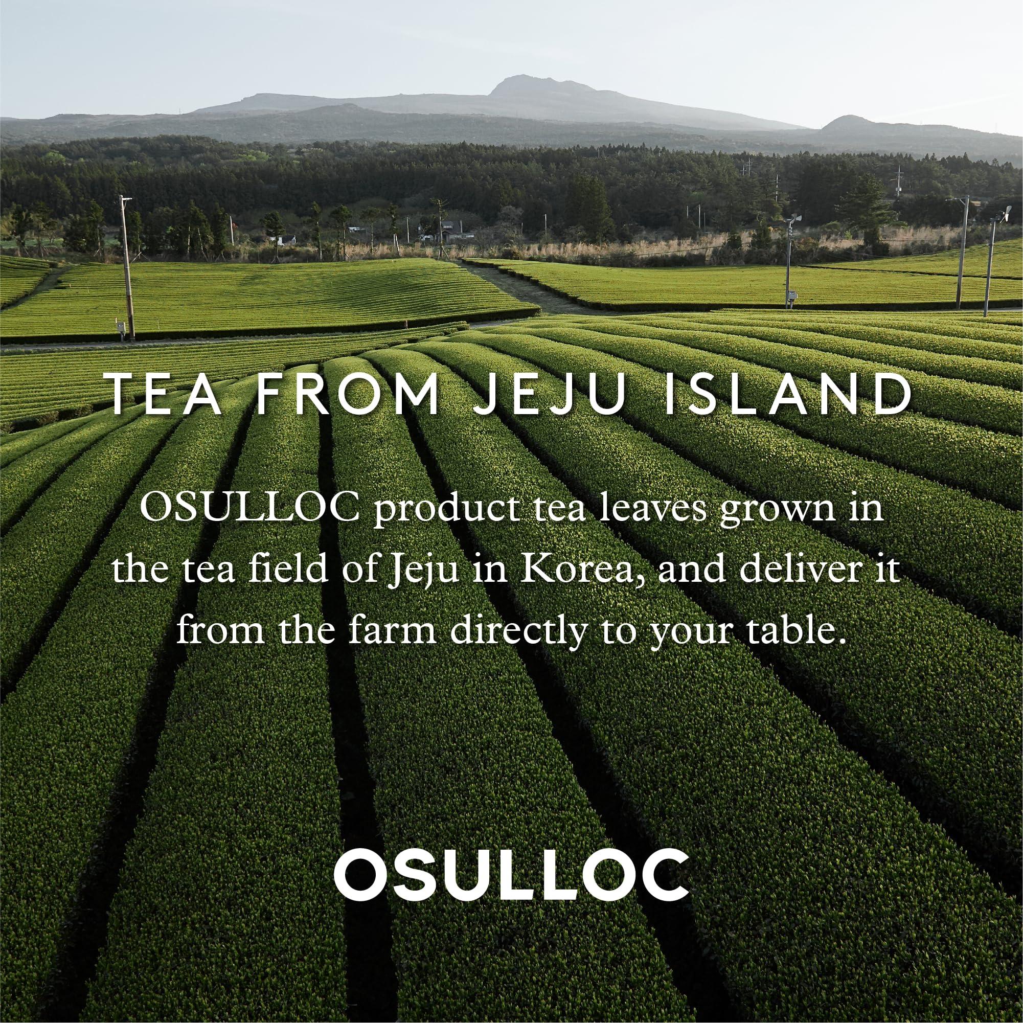 Osulloc OSULLOC Pure Green Tea (Mild, Clean tasting Aroma), USDA Organic, Premium Blended Tea from Jeju, Tea Bag Series 20 count, 1.06 oz, 30g