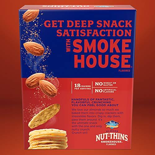 Blue Diamond Almonds Blue Diamond Almonds Nut Thin Crackers Crisps, Smokehouse, 4.25 Oz