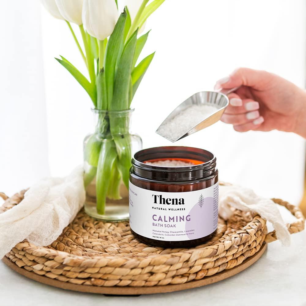 THENA Natural Wellness Thena H Salve & Calming Soak Natural Hemmoroid Treatment Gentle Soothing Self Care Men & Women