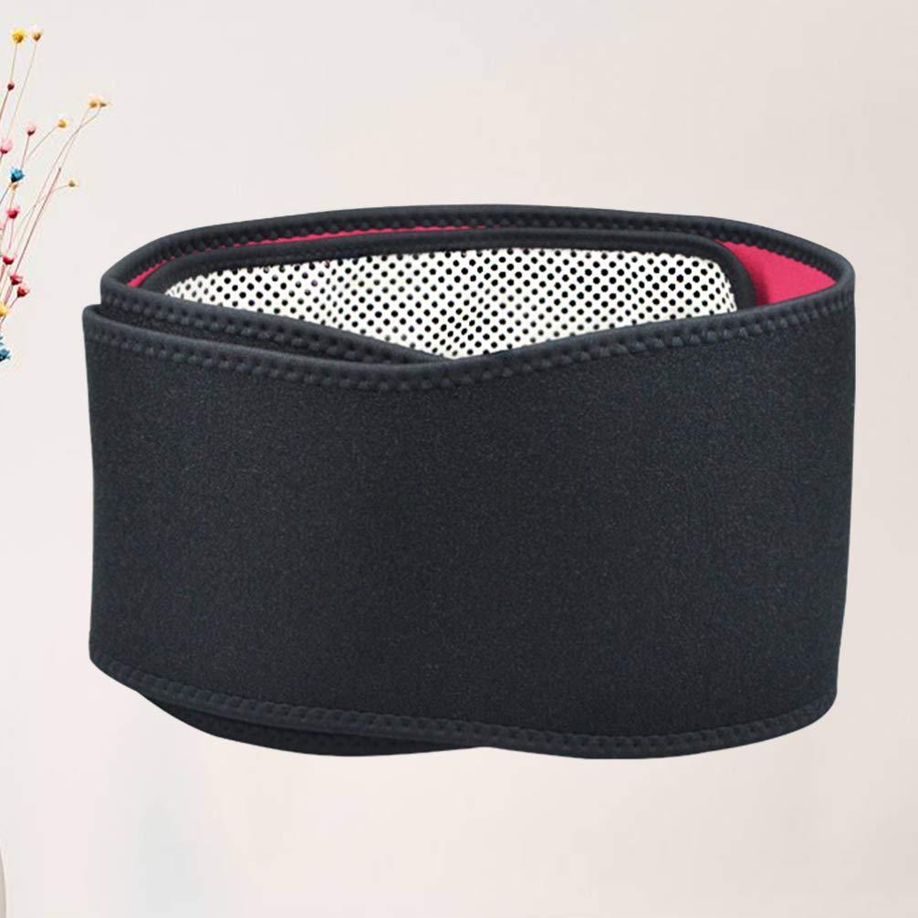 HEALLILY Band Heated Lumbar Belt Back Braces for Elastic Waist Back Lumbar Support Belt Heating Waist Brace Massaging Heating Pad Back Waist Brace Rear Bracket