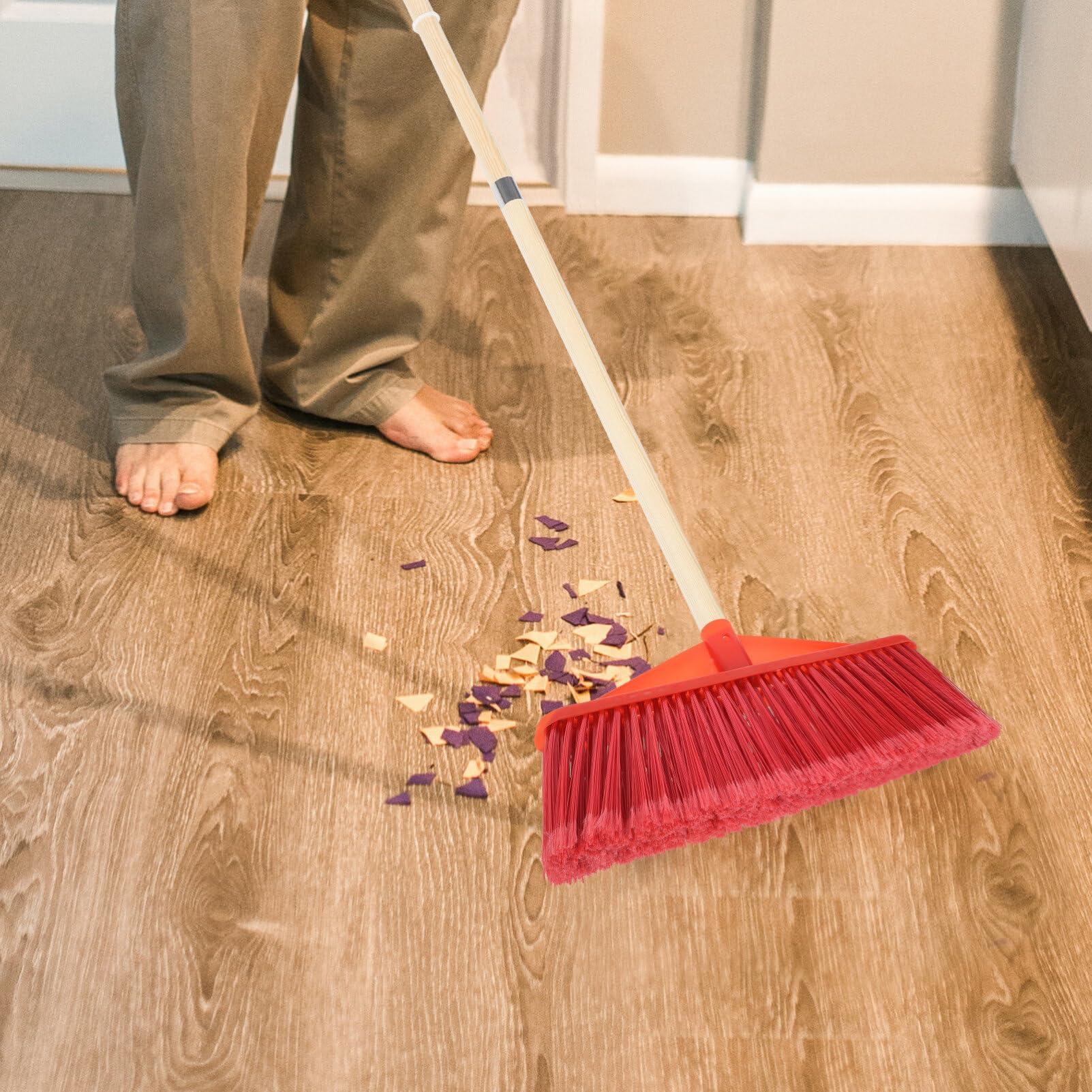 GANAZONO Two-color Plastic Broom Broom Indoor Broom Outdoor Broom Home Accessory Plastic Sweeper Part Cleaning Broom Head Garden Broom Part Broom Replacement Kitchen Supply