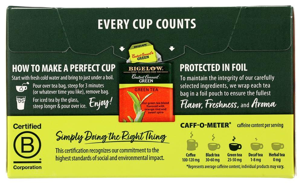 Bigelow Tea Bigelow Tea Green Constant Comment 20 Bags (Pack of 16)