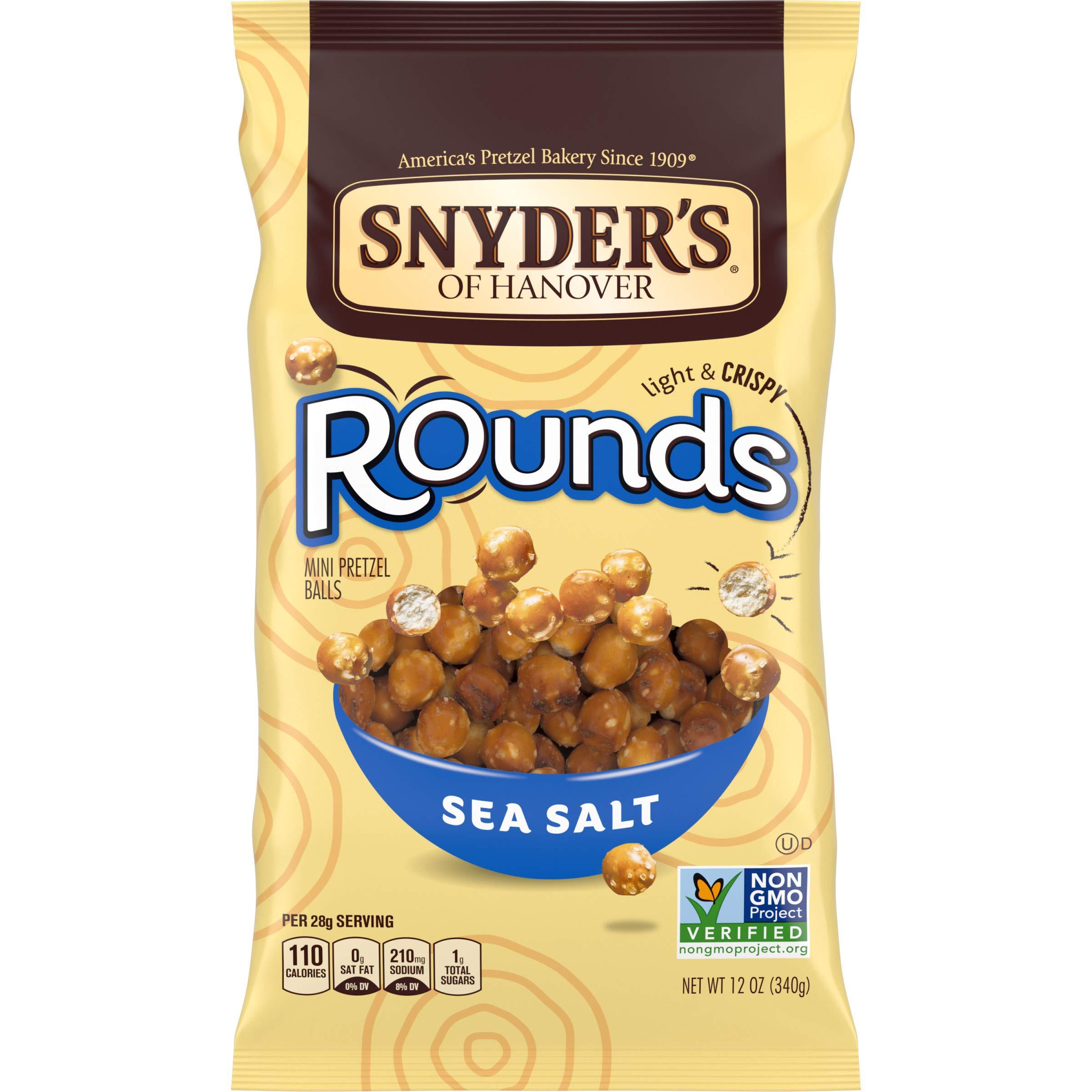 Snyder's of Hanover Snyder's of Hanover Pretzels, Rounds, Sea Salt, 12 Ounce