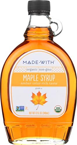 MadeWith SYRUP MAPLE GRD A AMBR ORG
