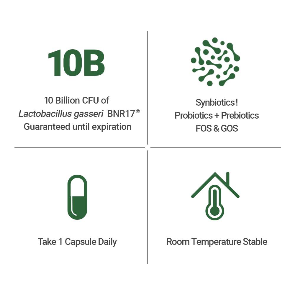 AceBiome AceBiome BNRThin S30, Lactobacillus Gasseri BNR17, 10 Billion CFU Guaranteed, 30Capsules