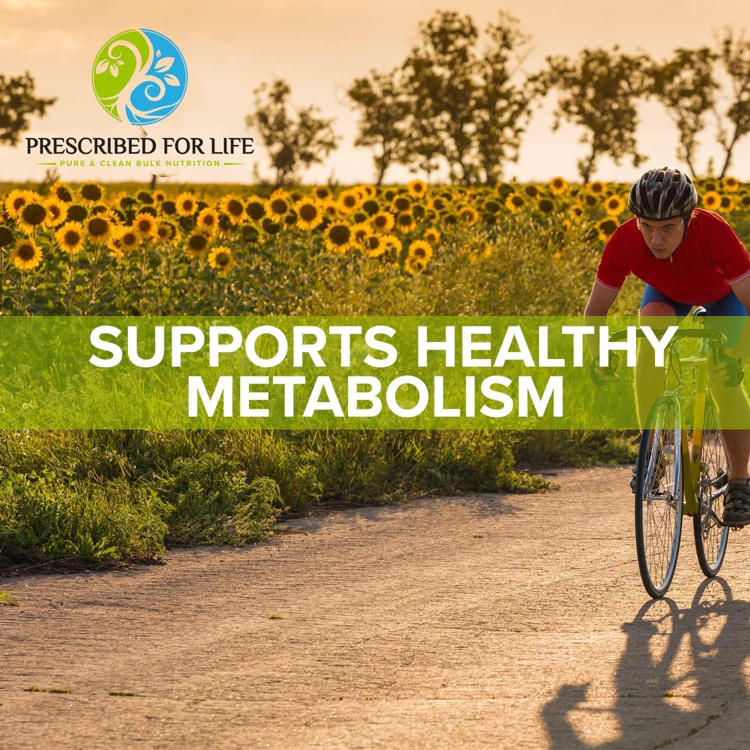 Prescribed For Life Prescribed for Life Calcium D Glucarate Powder, Pure CDG Powder, USP Grade Fine Powder, Vegan, Gluten Free, Non GMO (10kg / 22lb)