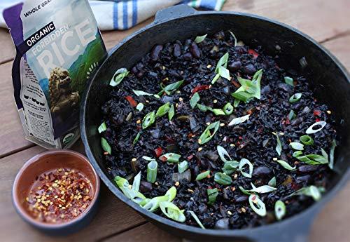 Lotus Foods Lotus Foods Bulk Organic Forbidden Rice - Black Rice Organic, Purple Rice, Black Rice Bulk, Gluten Free Heirloom Rice, Whole Grain, Non GMO, Vegan - 11 lb Bag