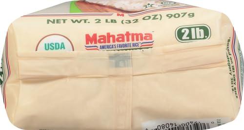 Mahatma Mahatma Organic White Rice, 32-Ounce Bag of Rice, Stovetop or Microwave Rice in 20 Minutes