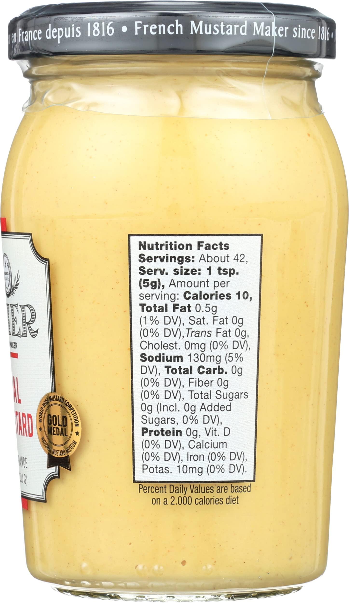BORNIER BORNIER Original Dijon Mustard, 7.4 Ounce