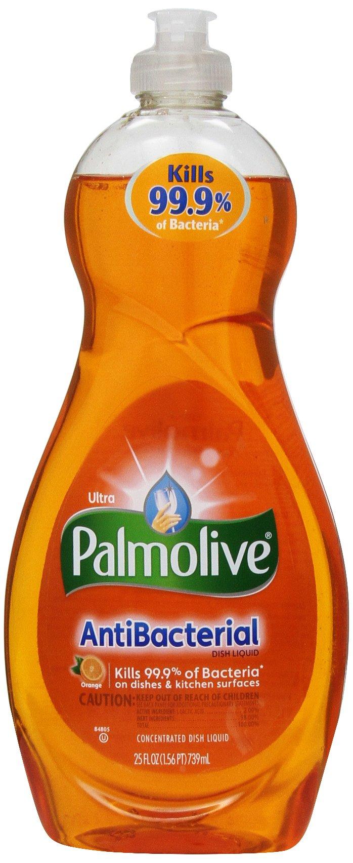palmolive Palmolive Ultra Antibacterial Orange Dish Liquid, 25-Ounce (Pack of 3)