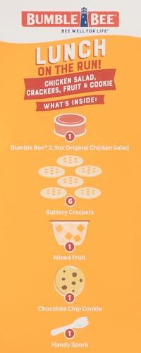 Bumble Bee Bumble Bee Lunch On The Run Chicken Salad with Crackers Kit, 8.2 oz - Ready to Eat, Includes Crackers, Cookie & Mixed Fruit - Shelf Stable & Convenient Source of Protein