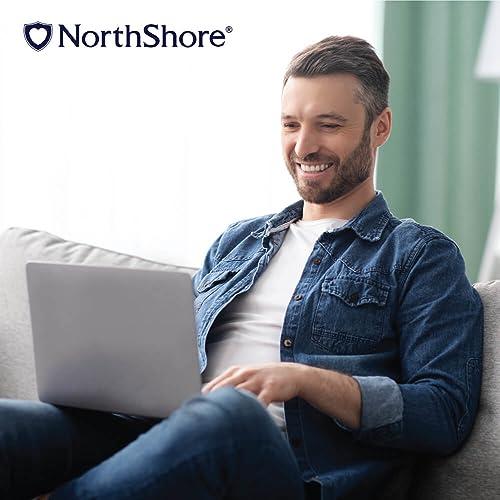 NorthShore NorthShore MegaMax AirLock Breathable 9-Hour Heavy-Duty Tab-Style Adult Diapers, Medium, 12 Count Bag, Black, 32-44 inches, Unisex Incontinence Underwear