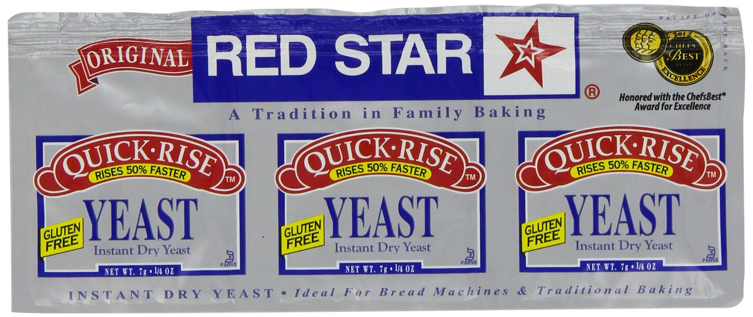 Red Star Red Star Quick Rise Yeast, 3/4-Ounce (Pack of 9)