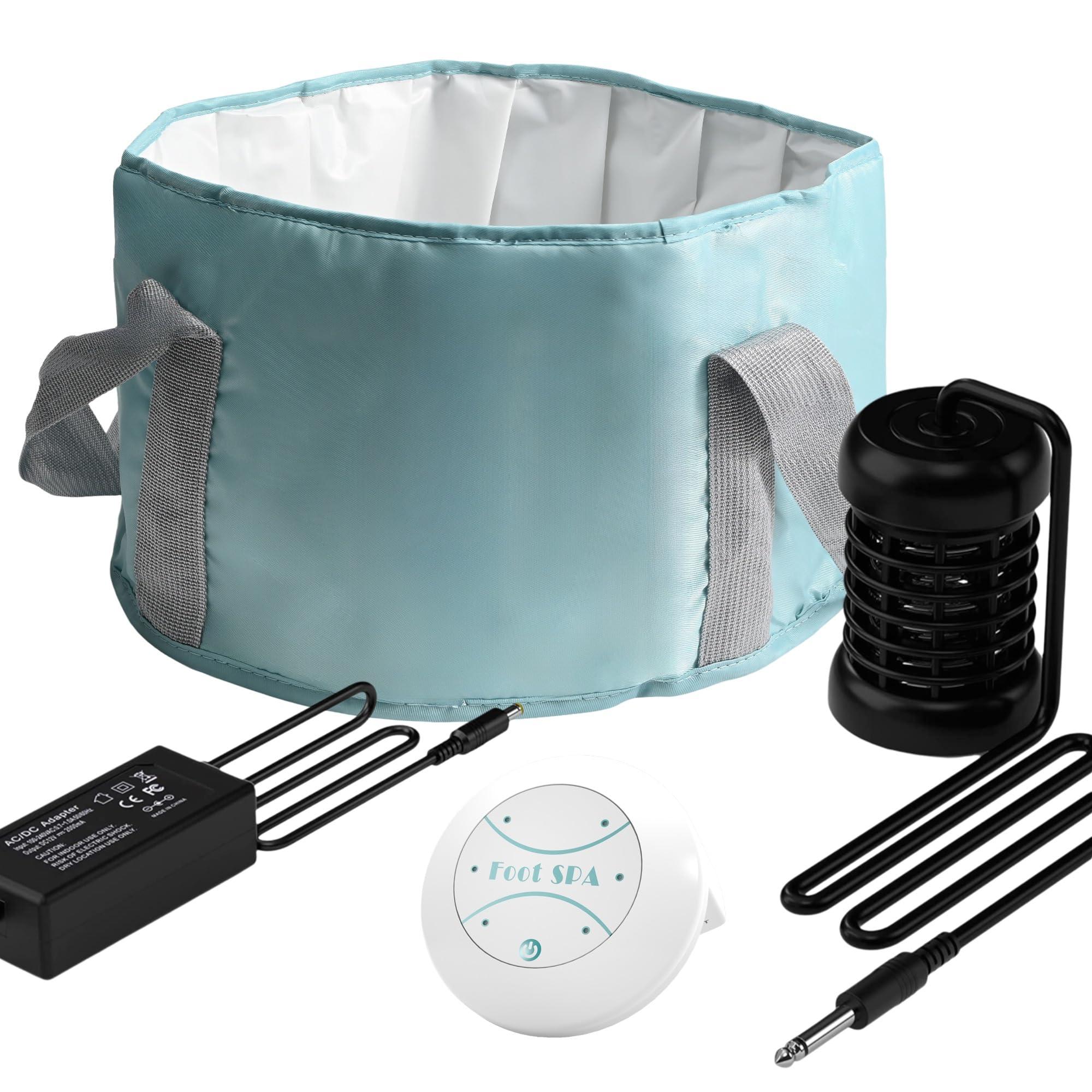 N\\P Ionic Foot Bath Detox Machine, Ionic Foot SPA Detox Machine, Foot Detox Machine with Super Duty Ion Arrays, Folding Foot Basin, for Home Foot Spa