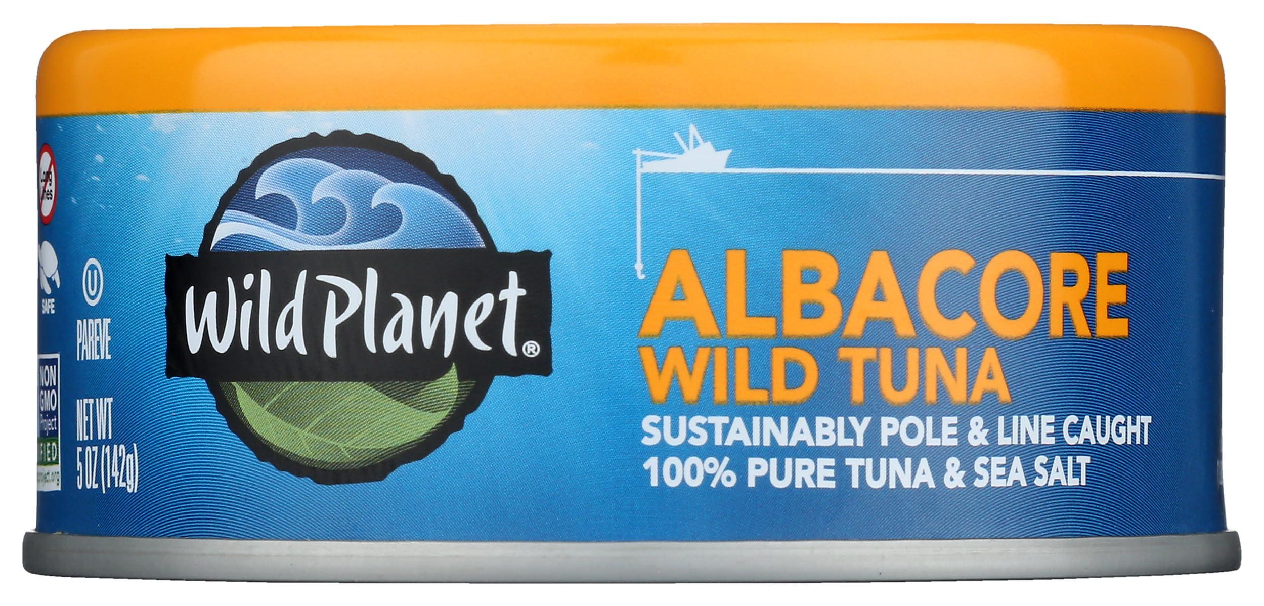 Wild Planet Wild Planet Sustainably Caught Wild Albacore Tuna, Cans, 5 oz