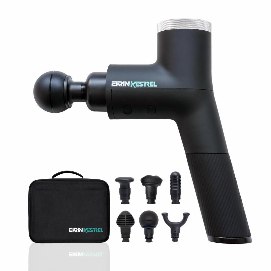 Ekrin Athletics Ekrin Athletics Kestrel Massage Gun: Enhanced Precision & Comfort for Superior Muscle Recovery & Wellness | Relieve Sore Muscles and Stiffness