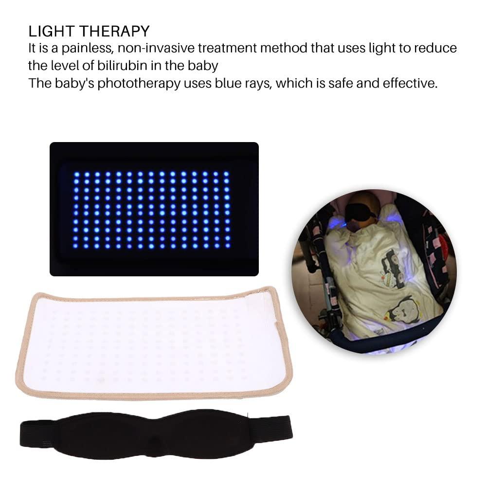 Agatige Newborn Jaundice Therapy Blanket, Professional Blue Light Lamps Jaundice Relief Tool Light Therapy Pad for Body