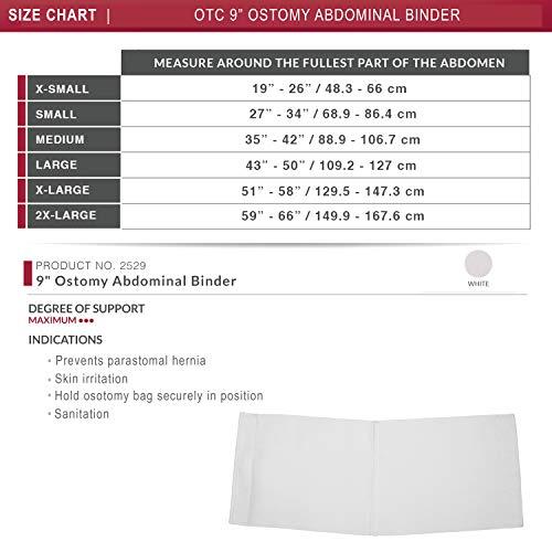 OTC OTC Ostomy Replacement Binder, 9" Belt, 2X-Large