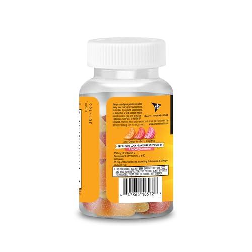 Airborne Airborne 750mg Vitamin C Gummies For Adults, Immune Support Supplement with Powerful Antioxidants Vitamins A C & E - 21 Gummies, Assorted Fruit Flavor