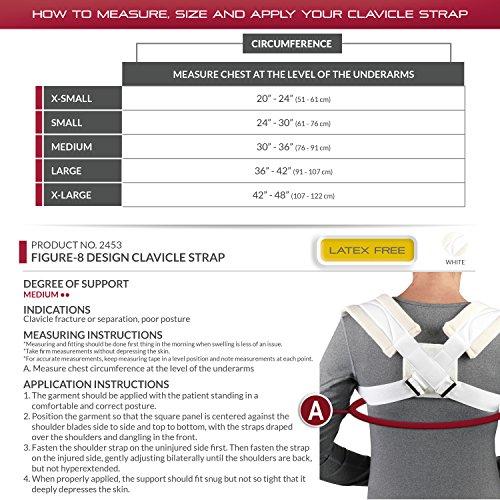 OTC OTC Clavicle Strap, Figure-8 Style, Shoulder Support, Large