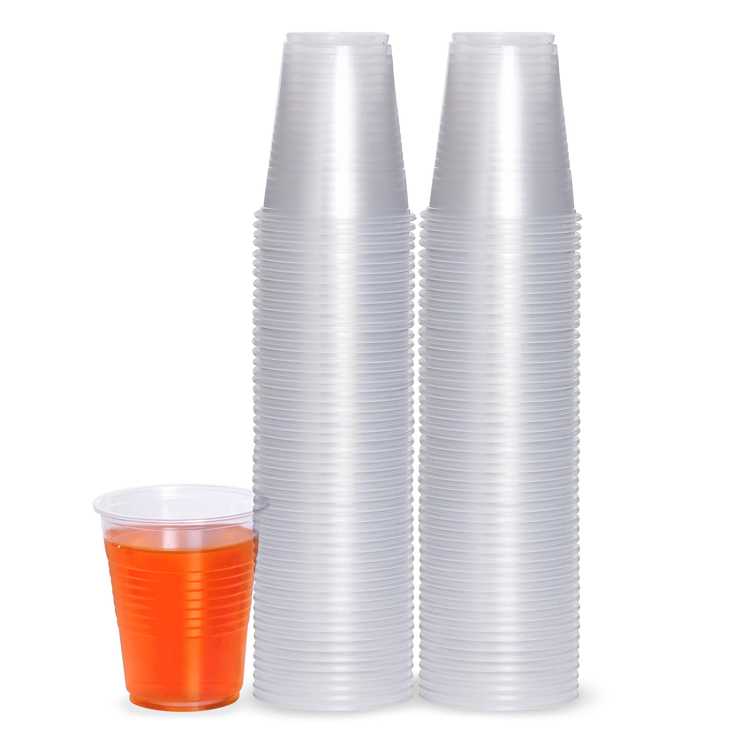 PLASTICPRO PLASTICPRO plastic Cups 5 oz Disposable Clear Beverage Tumbler (2400 Count)
