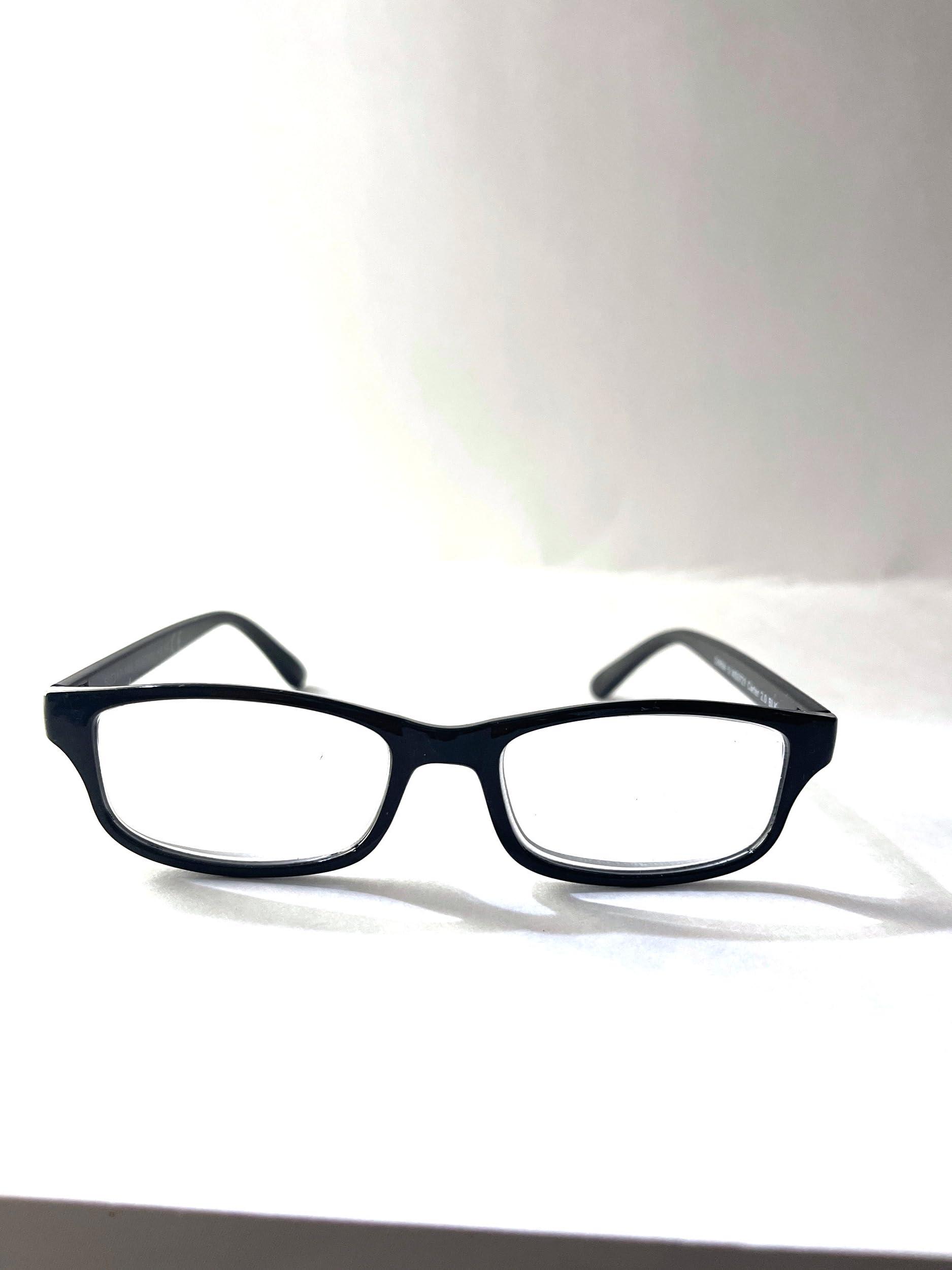 Foster Grant Foster Grant Reading glasses, rectangular, Carter black trendy +2.50.