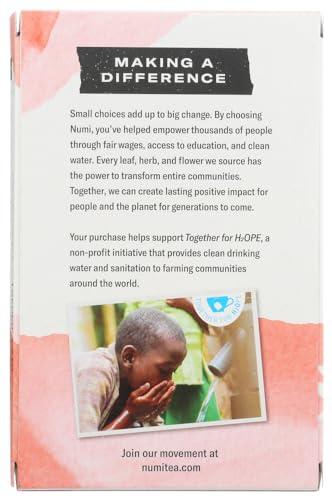 Numi NUMI Organic Tea Green Tea, Organic, 18 Bags/BX, Jasmine Green SKU-PAS931877