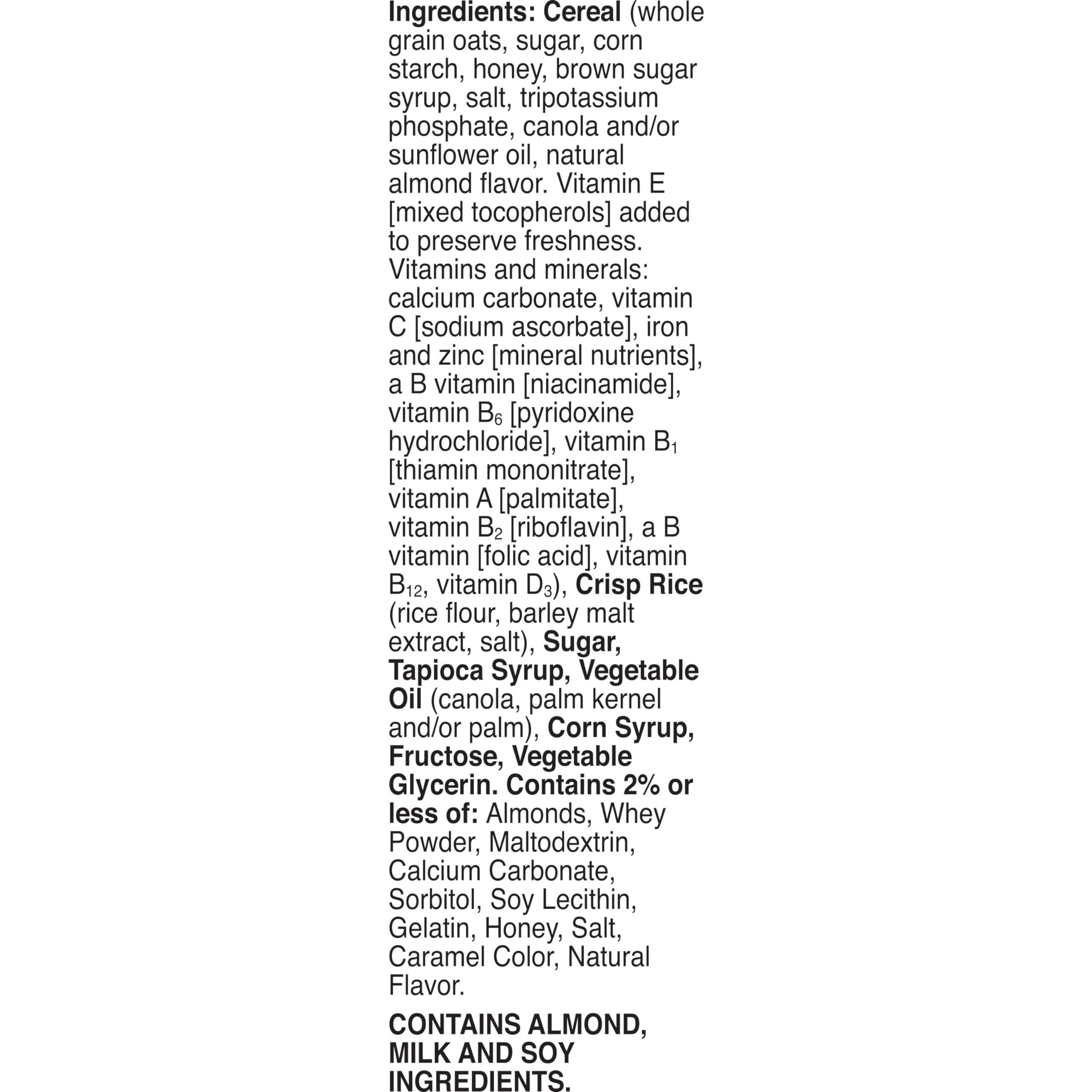 Cheerios Honey Nut Cheerios Breakfast Cereal Treat Bars, Snack Bars, 8 ct (Pack of 5)