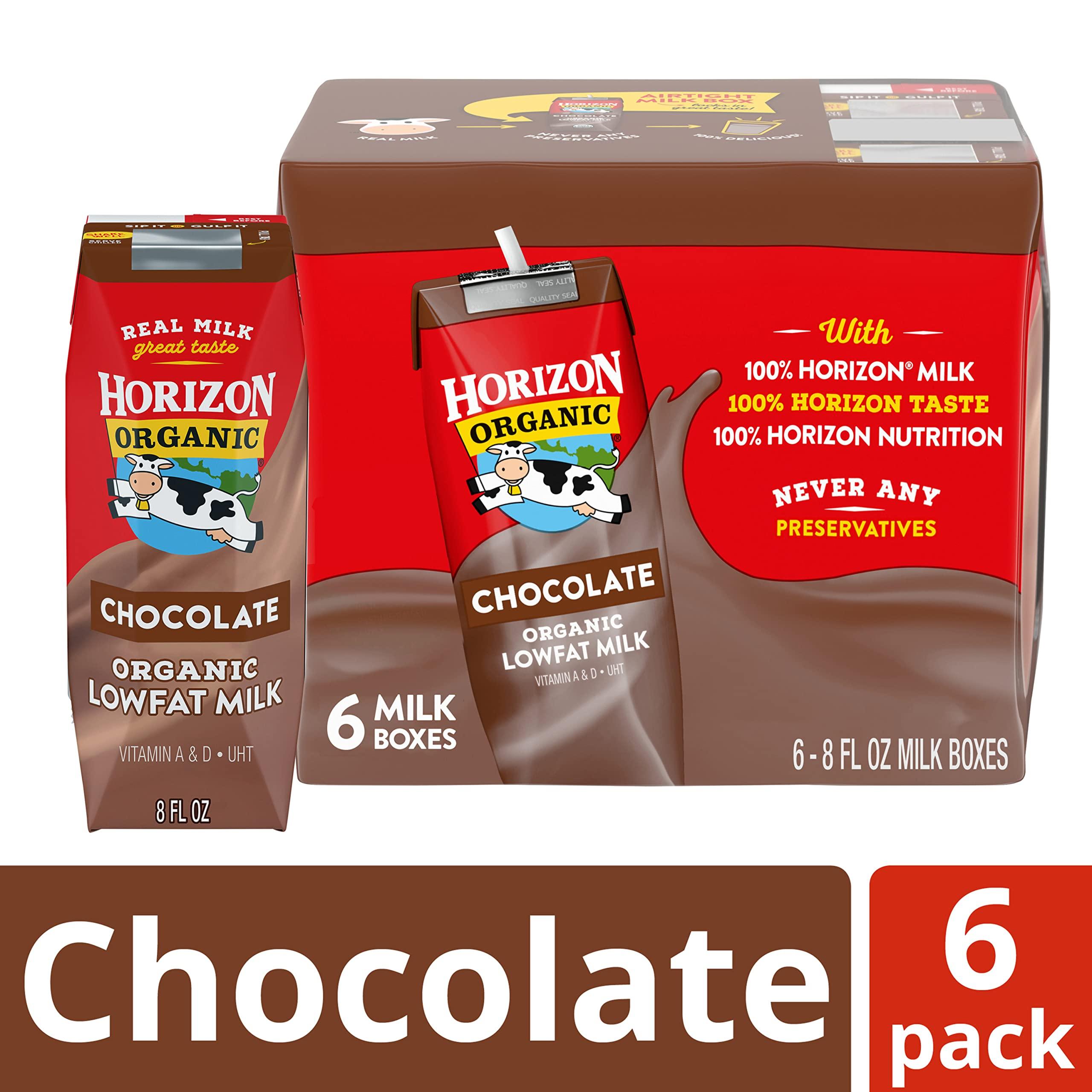 Horizon Organic Horizon Organic Shelf-Stable 1% Lowfat Milk Boxes, Chocolate, 8 Fl Oz, 6 Pack