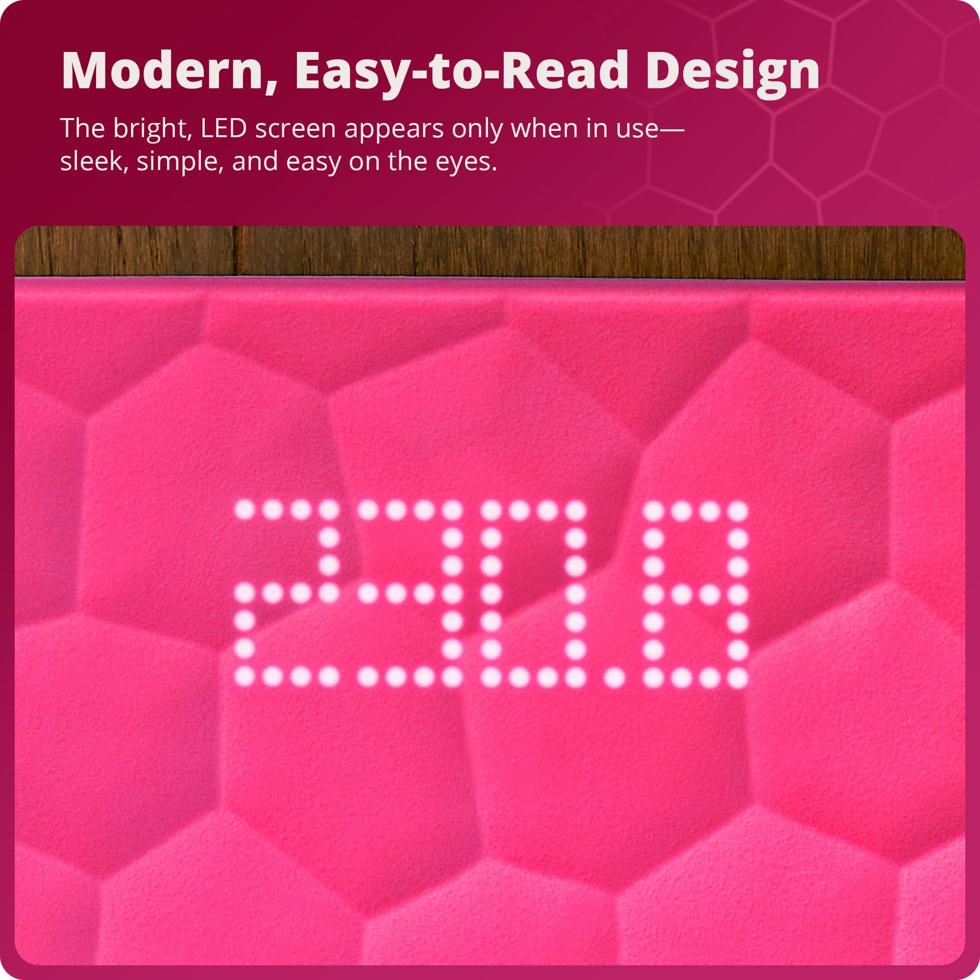 Greater Goods Greater Goods Scale for Body Weight, Accurate Digital Bathroom Scale with Non-Slip Textured Silicone Cover, 400lbs Capacity, Pink