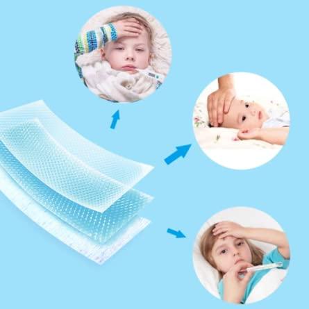 Generic NiannSu Cooling Patch for Kids Fever discomfort Cooling Forehead Strips Cooling Gel Sheet5 Count