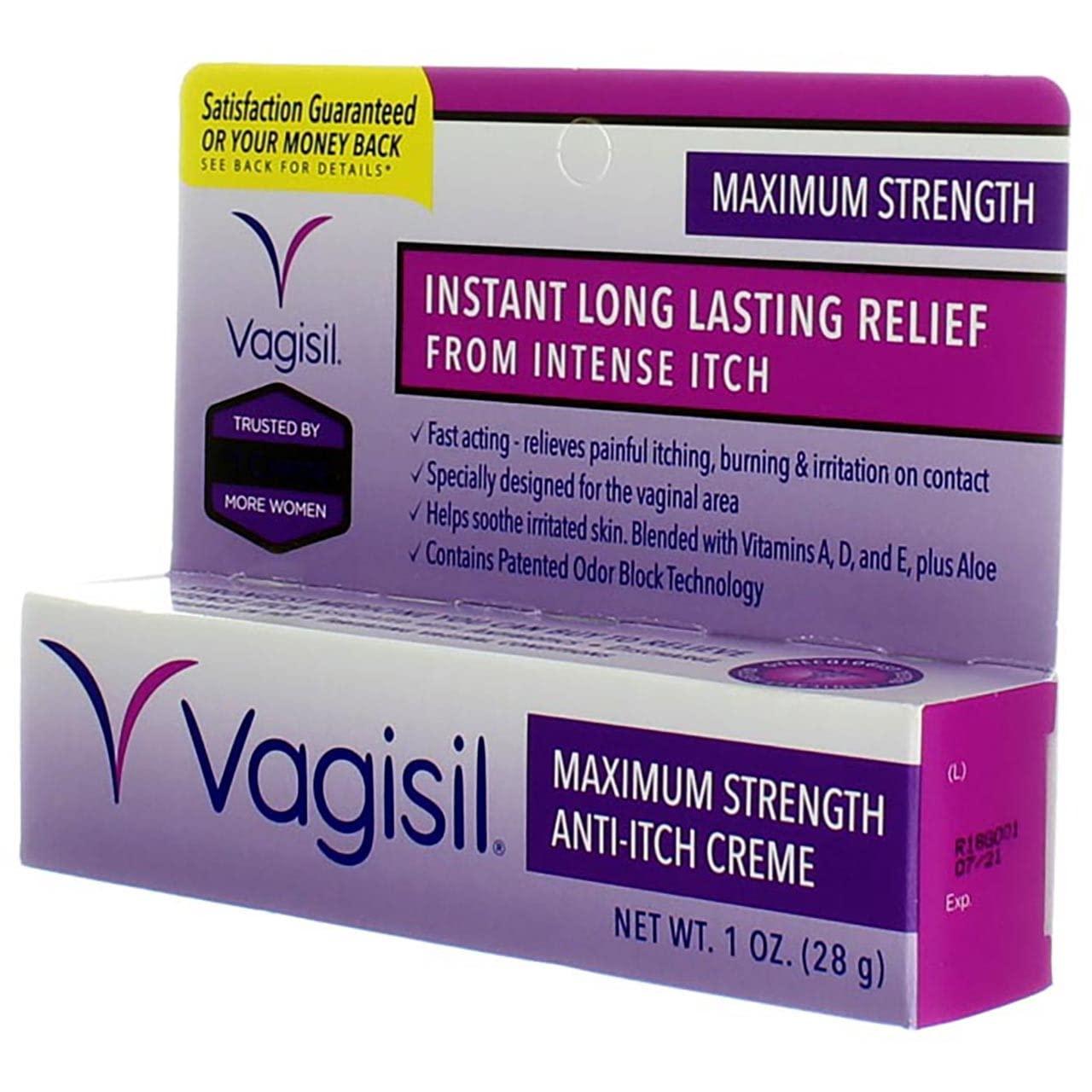 Vagisil Vagisil Medicated Anti-Itch Creme Maximum Strength - 1oz, Pack of 6