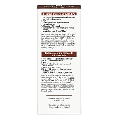 Watkins Watkins Pure Cinnamon Extract, Non-GMO, Kosher, 2 oz. Bottle, 1-Pack