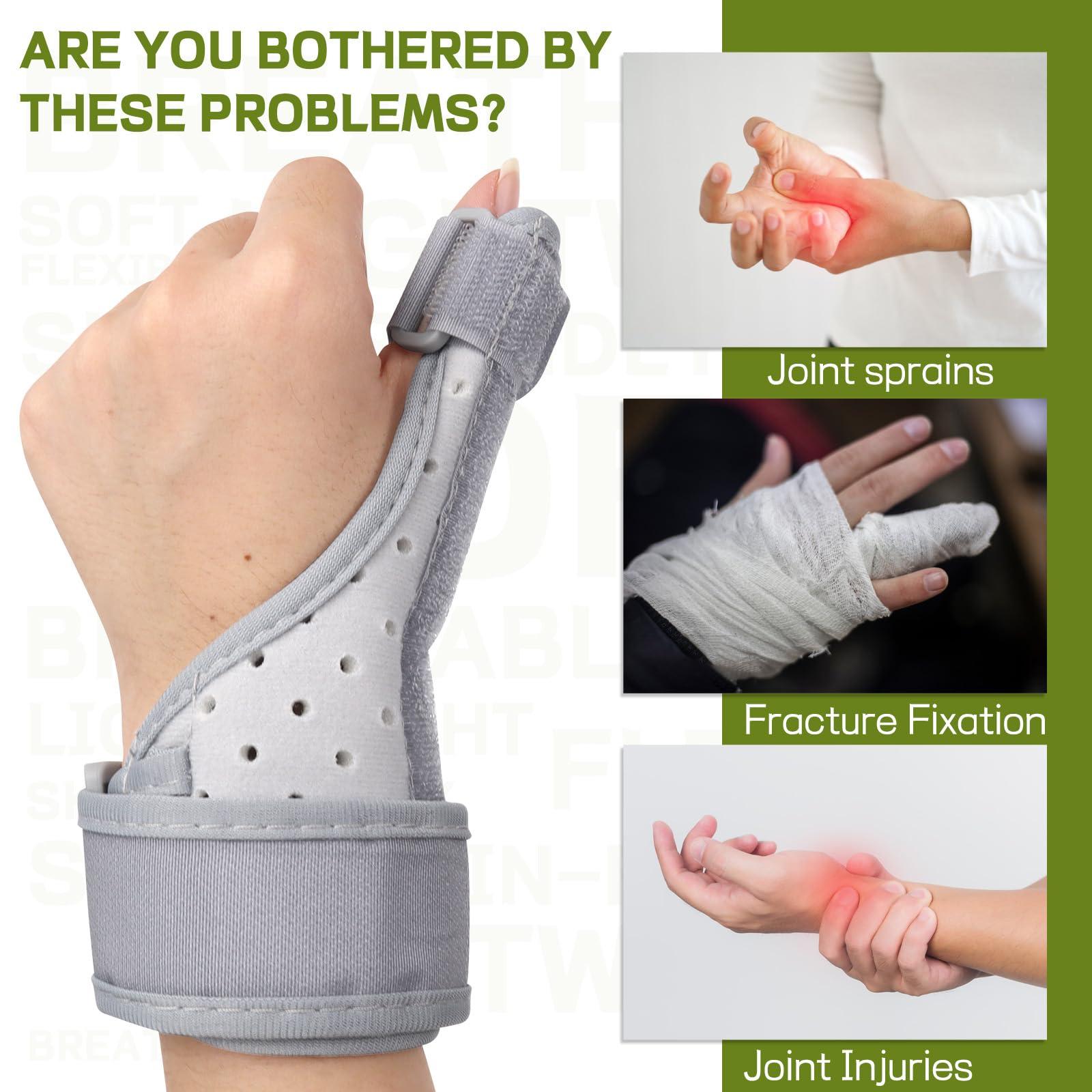 Chihutown Chihutown Thumb Brace for Arthritis or Soft Tissue InjuriesComfortable Thumb Brace for Right & Left Hand, Thumb Spica Splint for Pain Relief, Arthritis, Tendonitis, Sprains.