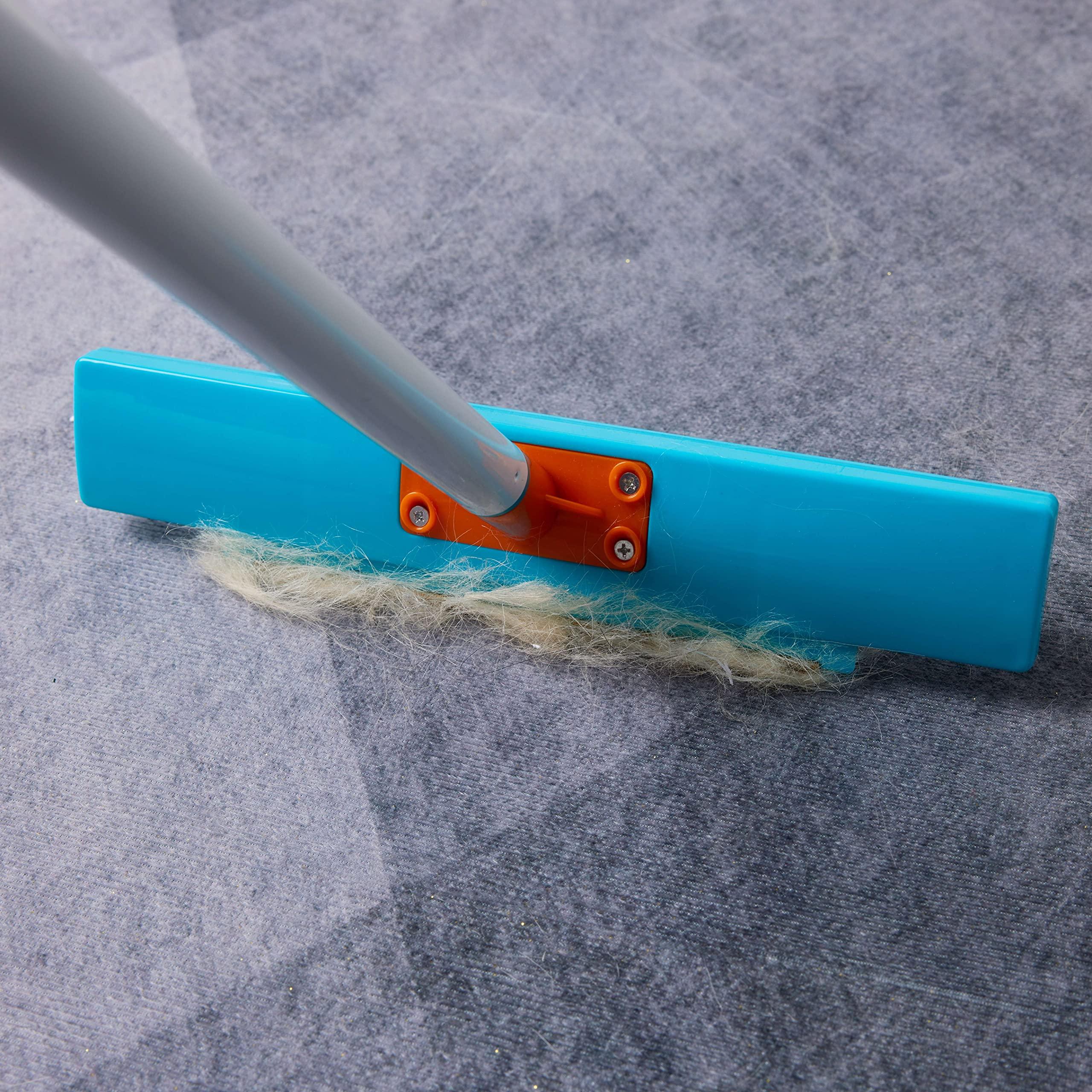 JOLLLAX JollLax Carpet Rake-Carpet Hair Removal Tool-Carpet Rake to Fluff Carpet-Carpet Scraper Brush Rug Comb Pet Cat Fur Dog Hair Remover for Couch Furniture Carpet Broom