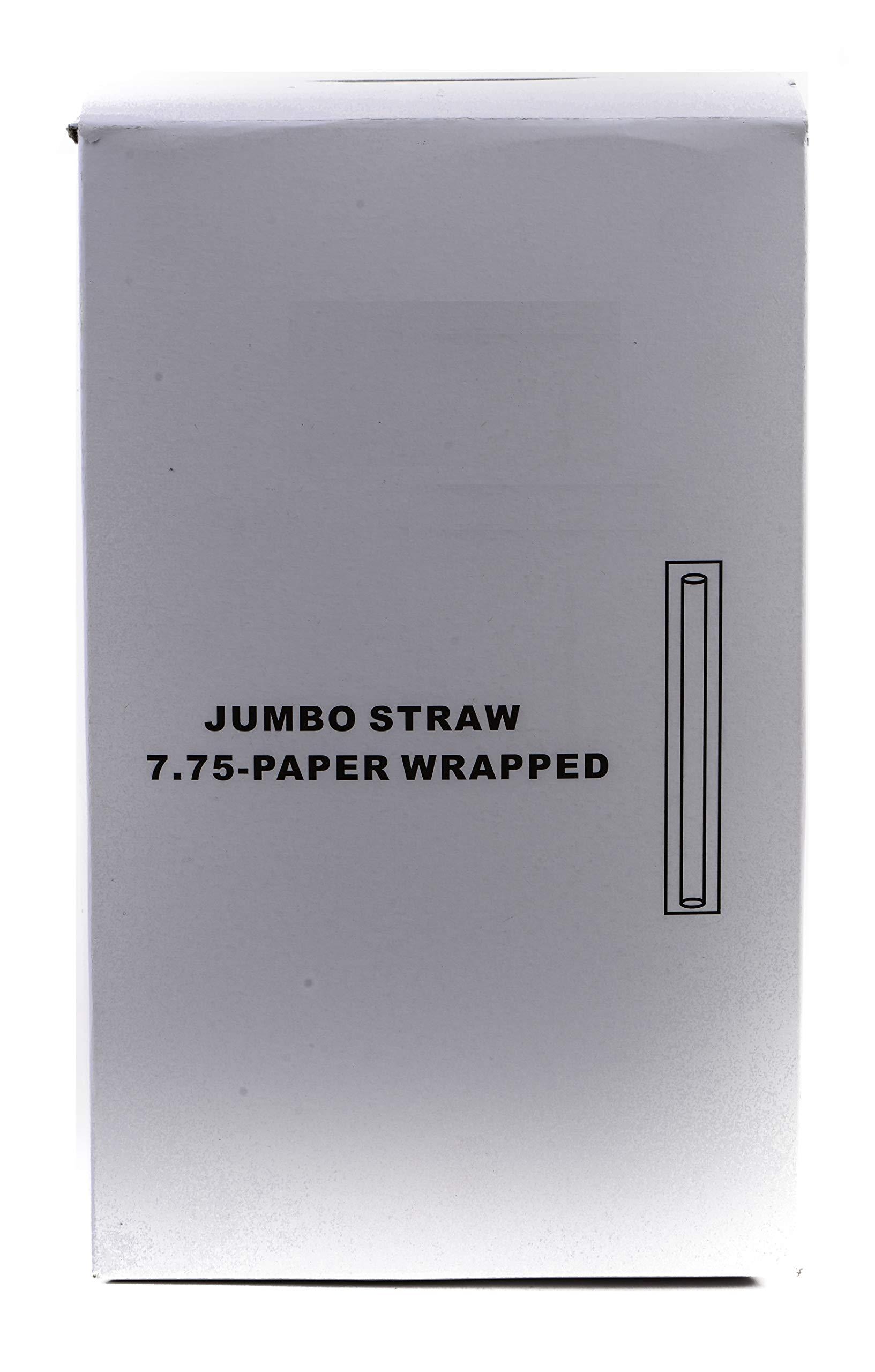 EcoQuality Individually Wrapped Clear Plastic Drinking Straws 500/Box - Disposable Clear Straws, BPA Free Plastic, Cold or Hot Drinks - Soda Straws, Party Straws, Birthday Parties, Catering (9)
