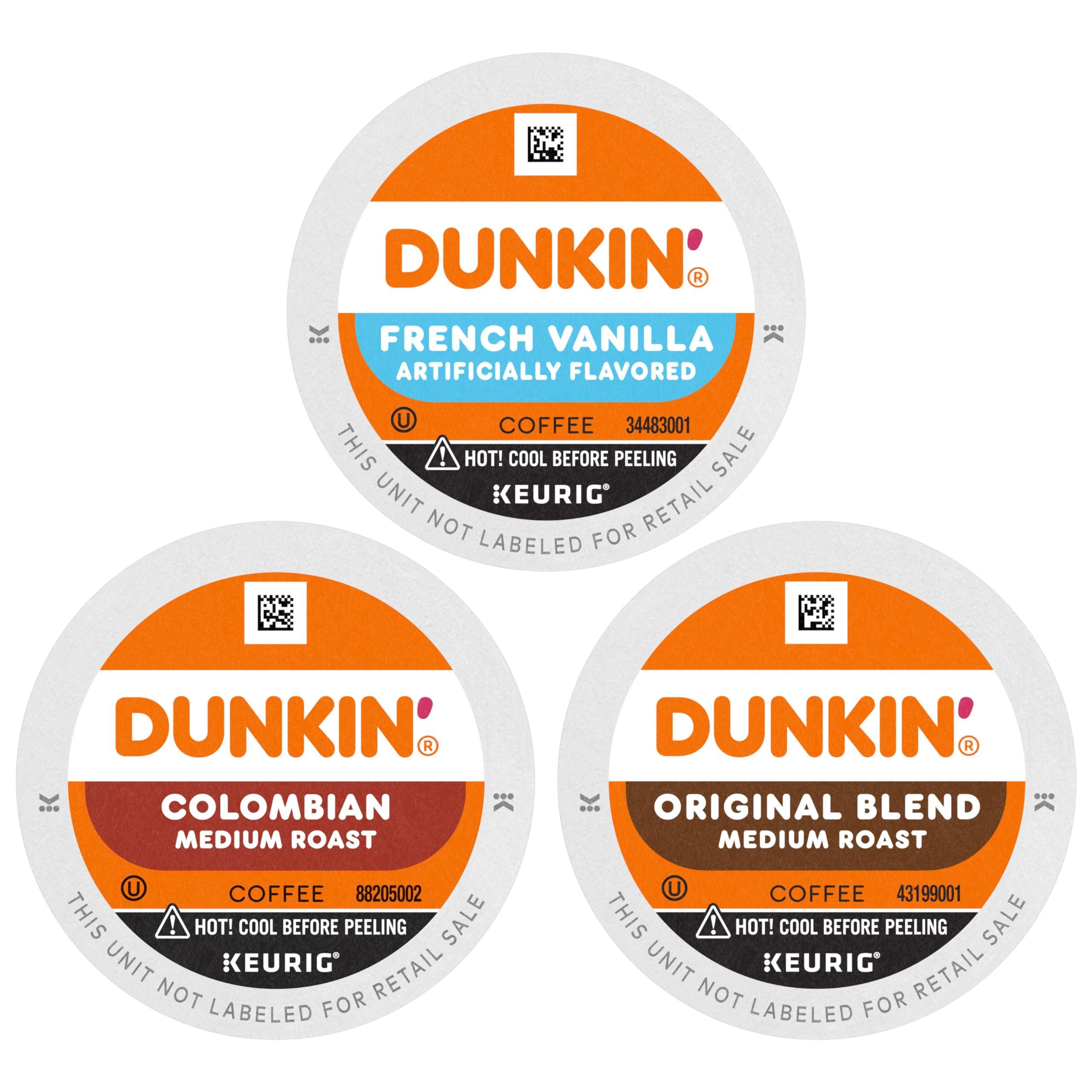 Dunkin' Dunkin' Best Sellers Coffee Variety Pack, 60 Keurig K-Cup Pods