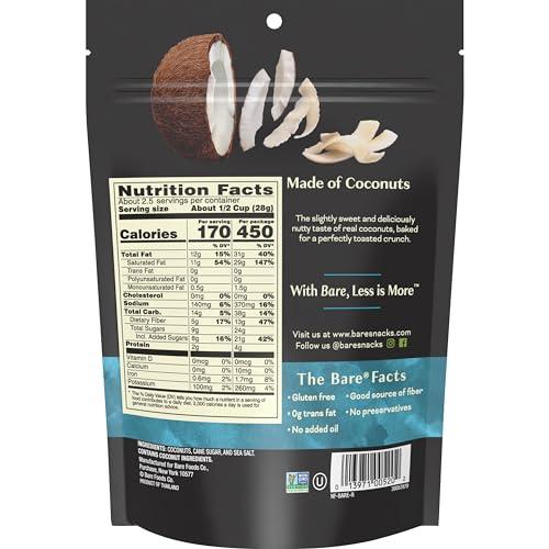Bare Bare Baked Crunchy, Toasted Coconut, 2.7 Ounce (Pack of 6)