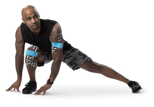 RockTape RockTape H2O 2-Inch Highly Water-Resistant Kinesiology Tape , Black, 2" x 16.4'