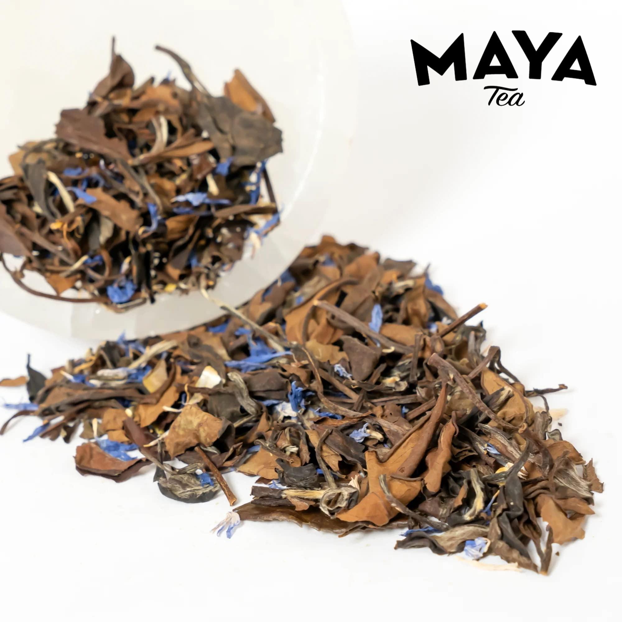 Maya Tea Maya Tea Madagascar Coconut White Tea Sachets, Contains Caffeine, All Natural, Pack of 20