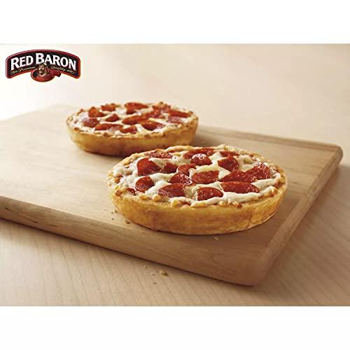 Ready Set Gourmet Red Baron Singles Deep Dish Pizza Variety Pack - Four Cheese Pizzas and Pepperoni Pizzas - 6 Flavors Each - 2 Pack (12 x 5.60 oz Each) - Ready Set Gourmet Donate a Meal Program
