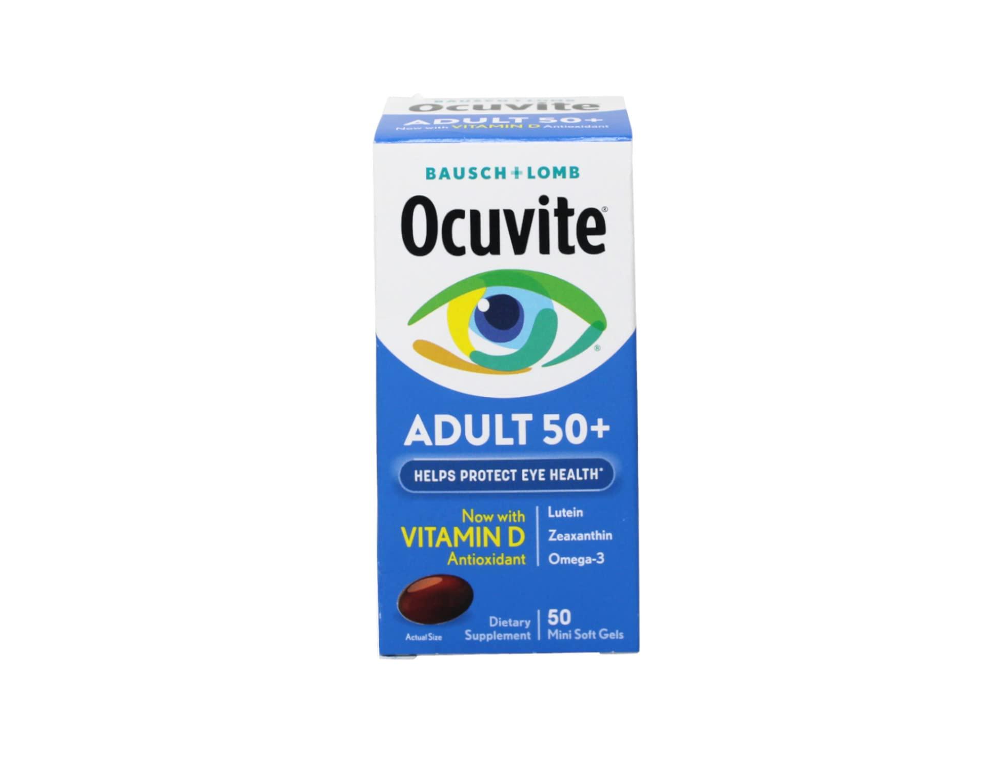 Ocuvite Ocuvite (Pack of 3) Eye Vitamin Adult 50+ Formula, 150 Soft Gels Total